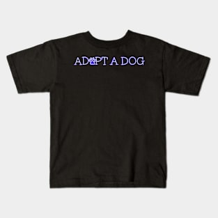 Adopt A Dog Kids T-Shirt